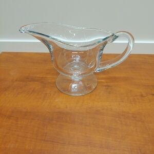 Luigi Bormioli "Light & Music" Crystal Gravy Boat Made In Romania